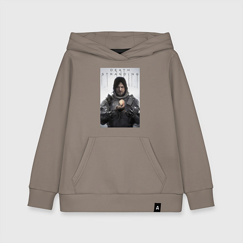 Детская толстовка-худи Death Stranding - Norman Reedus / Утренний латте – фото 1