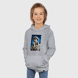 Толстовка детская хлопковая Античность и математика, цвет: меланж — фото 2