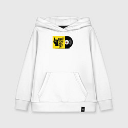Толстовка детская хлопковая Мама ты крутая, цвет: белый