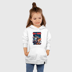 Толстовка детская хлопковая Tom and Jerry - gangsters, цвет: белый — фото 2