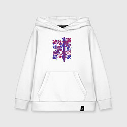 Толстовка детская хлопковая Абстрация по Матиссу, цвет: белый