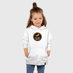 Толстовка детская хлопковая Прокати меня, цвет: белый — фото 2