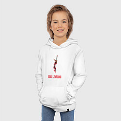 Толстовка детская хлопковая Кинжал Knight Killer - Solo Leveling, цвет: белый — фото 2