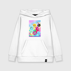 Толстовка детская хлопковая Коллекция заботливых мишек PK XD, цвет: белый
