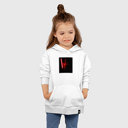 Толстовка детская хлопковая Вейдер с мечом во тьме, цвет: белый — фото 2