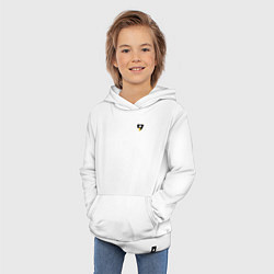 Толстовка детская хлопковая Щит с гербо Российской Империи Христианский, цвет: белый — фото 2