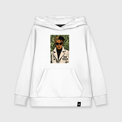 Толстовка детская хлопковая XXXTentacion в деньгах, цвет: белый