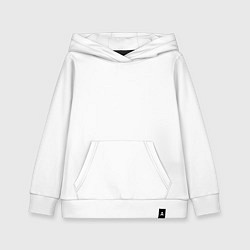 Толстовка детская хлопковая Ярость девушки самурая, цвет: белый