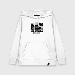 Толстовка детская хлопковая Depeche Mode - Strangelove - music video shots, цвет: белый