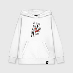 Толстовка детская хлопковая Бэтмен начало, цвет: белый