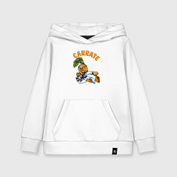 Толстовка детская хлопковая Carrate, цвет: белый