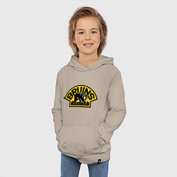 Толстовка детская хлопковая HC Boston Bruins Label, цвет: миндальный — фото 2