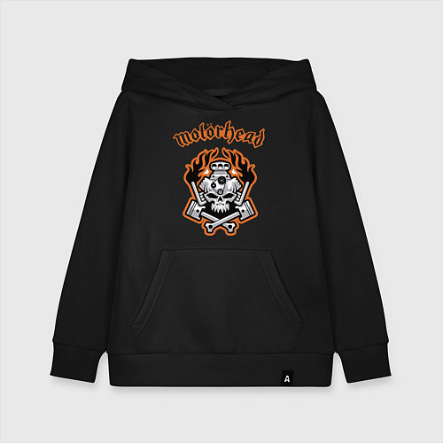 Детская толстовка-худи Motorhead / Черный – фото 1