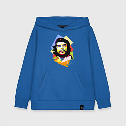 Толстовка детская хлопковая Che Guevara Art, цвет: синий