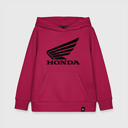 Толстовка детская хлопковая Honda Motor, цвет: маджента
