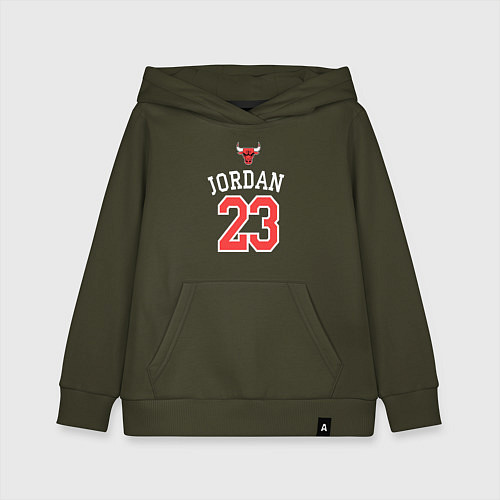 Детская толстовка-худи Jordan 23 / Хаки – фото 1