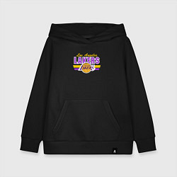 Толстовка детская хлопковая Los Angeles Lakers, цвет: черный