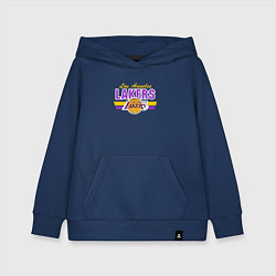 Толстовка детская хлопковая Los Angeles Lakers, цвет: тёмно-синий