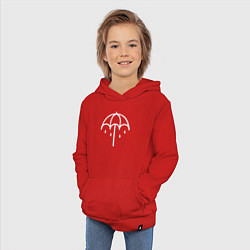Толстовка детская хлопковая BMTH Symbol, цвет: красный — фото 2
