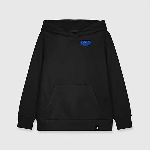 Детская толстовка-худи NASA / Черный – фото 1