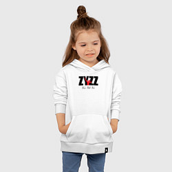 Толстовка детская хлопковая Zyzz, цвет: белый — фото 2