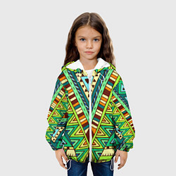 Куртка с капюшоном детская Этно, цвет: 3D-белый — фото 2