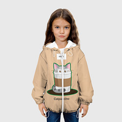 Куртка с капюшоном детская Catpuccino, цвет: 3D-белый — фото 2