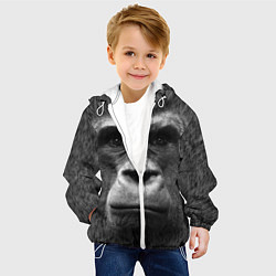 Куртка с капюшоном детская Взгляд, цвет: 3D-белый — фото 2