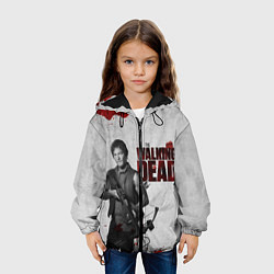 Куртка с капюшоном детская Ходячий Дерил Диксон, цвет: 3D-черный — фото 2