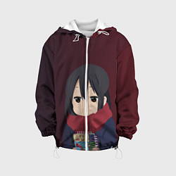 Куртка с капюшоном детская K-ON, цвет: 3D-белый