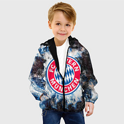 Куртка с капюшоном детская Bayern, цвет: 3D-черный — фото 2