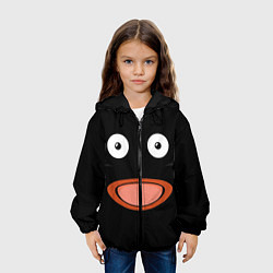 Куртка с капюшоном детская Mr Popo Face, цвет: 3D-черный — фото 2