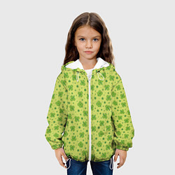 Куртка с капюшоном детская Клевер, цвет: 3D-белый — фото 2