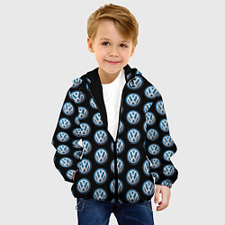Куртка с капюшоном детская Volkswagen, цвет: 3D-черный — фото 2