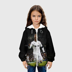 Куртка с капюшоном детская Роналдо, цвет: 3D-белый — фото 2