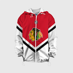 Куртка с капюшоном детская NHL: Chicago Blackhawks, цвет: 3D-белый