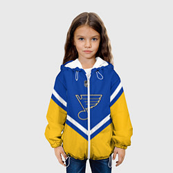 Куртка с капюшоном детская NHL: St. Louis Blues, цвет: 3D-белый — фото 2
