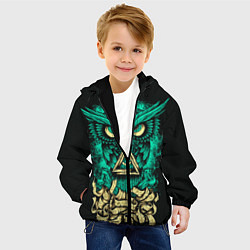Куртка с капюшоном детская Bring Me The Horizon: Owl, цвет: 3D-черный — фото 2