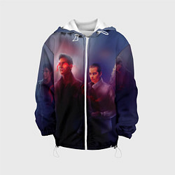 Куртка с капюшоном детская Teen Wolves, цвет: 3D-белый