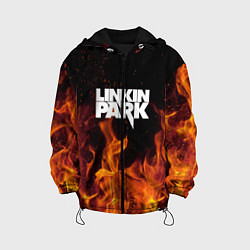 Куртка с капюшоном детская Linkin Park: Hell Flame, цвет: 3D-черный