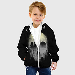 Куртка с капюшоном детская Мертвый туман, цвет: 3D-белый — фото 2