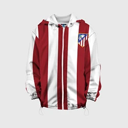 Куртка с капюшоном детская Атлетико Мадрид, цвет: 3D-белый