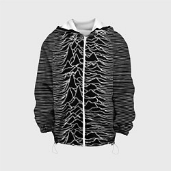 Куртка с капюшоном детская Joy Division: Unknown Pleasures, цвет: 3D-белый