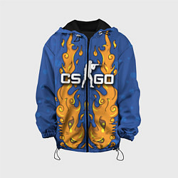 Куртка с капюшоном детская CS:GO Fire Elemental, цвет: 3D-черный