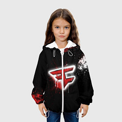 Куртка с капюшоном детская FaZe Clan: Black collection, цвет: 3D-белый — фото 2