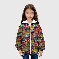 Куртка с капюшоном детская Ramones, цвет: 3D-белый — фото 2