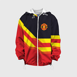 Куртка с капюшоном детская Man United FC: Red style, цвет: 3D-белый