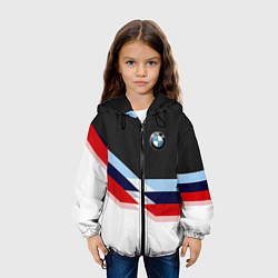 Куртка с капюшоном детская BMW M SPORT, цвет: 3D-черный — фото 2
