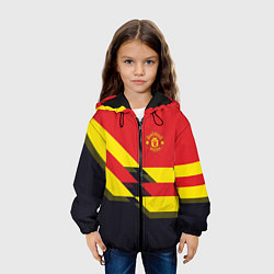 Куртка с капюшоном детская Man UTD FC: Black style, цвет: 3D-черный — фото 2