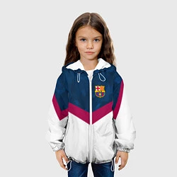 Куртка с капюшоном детская Barcelona FC: Sport, цвет: 3D-белый — фото 2